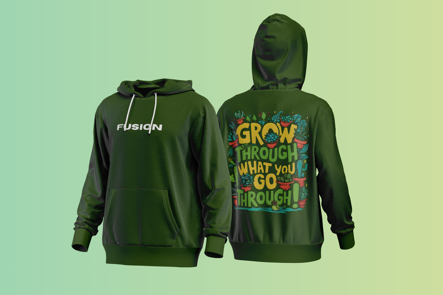 Grow Through: Premium Soft Hoodie